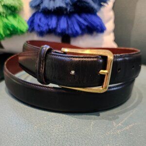 COACH Handmade Black Leather Belt #3931